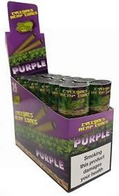 Cyclones Hemp Cones - Purple - 2 Per Tube - Pack of 24