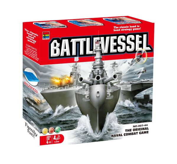 BATTLEVESSEL: STRATEGIC NAVAL BATTLE WITH SHIPS & PEGS