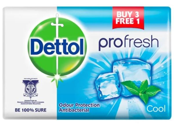 Dettol Pro-Fresh Antibacterial Bar Of Soap - Cool - 105g