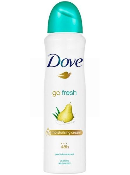 Dove Go Fresh 48 Hours Anti-Perspirant/ Anti-Transpirant Body Spray - Pear & Aloe Vera Scent - 250ml