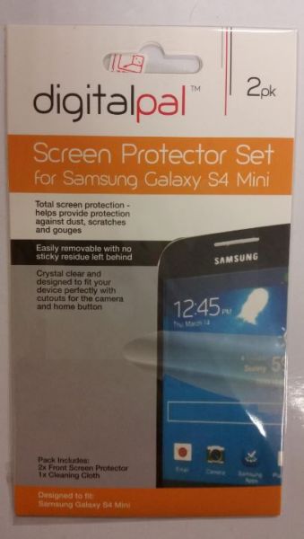 Digitalpal Screen Protector Set For Samsung Galaxy S4 Mini - Pack Of 2