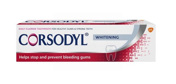 Corsodyl Daily Fluoride Whitening Toothpaste - 75ML - Exp 08/24