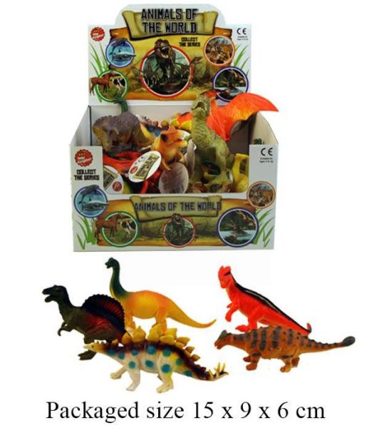 Toy Animals Of The World Dinosaurs Series - Assorted Sizes, Shapes And Colours