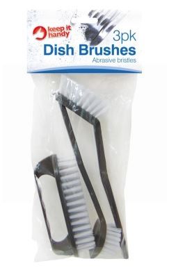 Assorted Dish Washing Brushes - Pack of 3