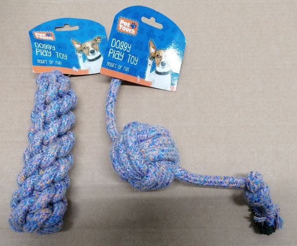 Pet Touch Doggy Play Toy - 17cm x 5cm - Shapes May Vary