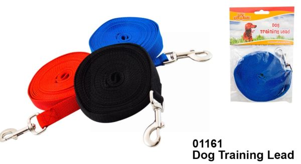 Dog Training Lead - 3 Colours - Colours May Vary - 15mm x 4.5m