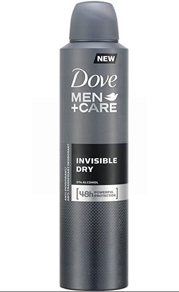 Dove Men Care 48 Hours Anti-Perspirant/ Anti-Transpirant Body Spray - Invisible Dry - 250ml
