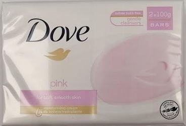 Dove Gentle Cleansers Beauty Cream Bar Of Soap - Pink - Pack of 2 x 100G