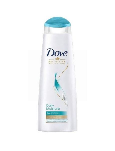 Dove Daily Moisture 2-in-1 Shampoo + Conditioner for Normal, Dry Hair - 250ml