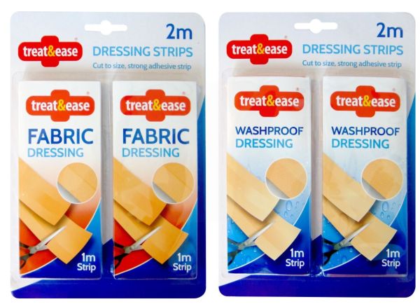 Plaster Dressing Strips - Washproof And Fabric - 2 Meter - Exp: 2020