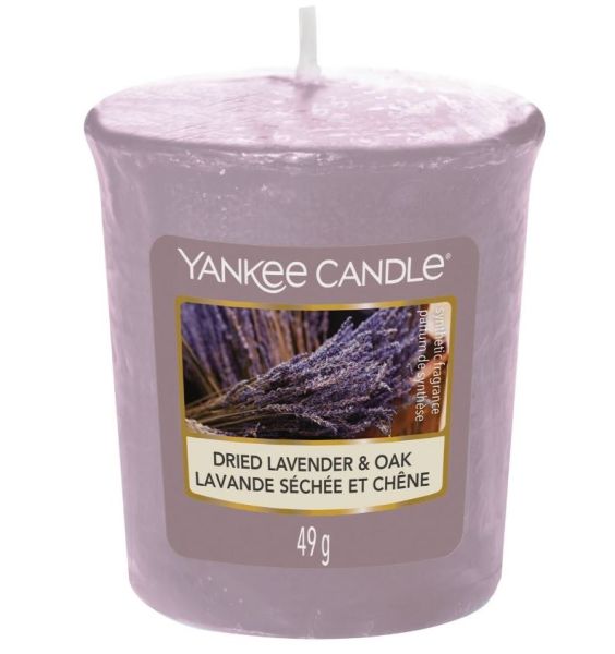 Yankee Candle - Samplers Votive Scented Candle - Dried Lavender & Oak - 50g 