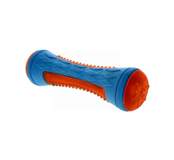  DOG SQUEAKY CHEW TOY BLUE & RED