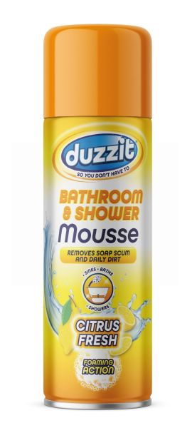 Duzzit Bathroom & Shower Mousse - Citrus Fresh - 500ml