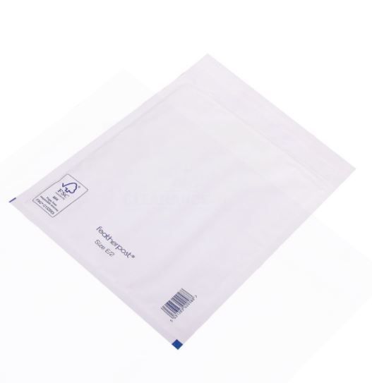 Featherpost White Bubble Padded Envelope - Size E/2 -  240Mm X 275Mm