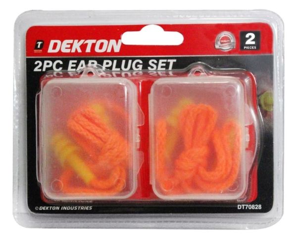 Dekton Anti-Allergy Silicon Ear Plug Set - Pack of 2