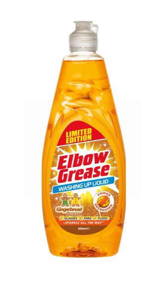 ELBOW GREASE WASHING UP LIQUID - GINGERBREAD - LIMITED EDITION - 600ML 