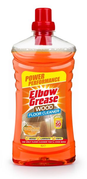ELBOW GREASE WOOD FLOOR CLEANER - ORANGE BLAST - 1L 