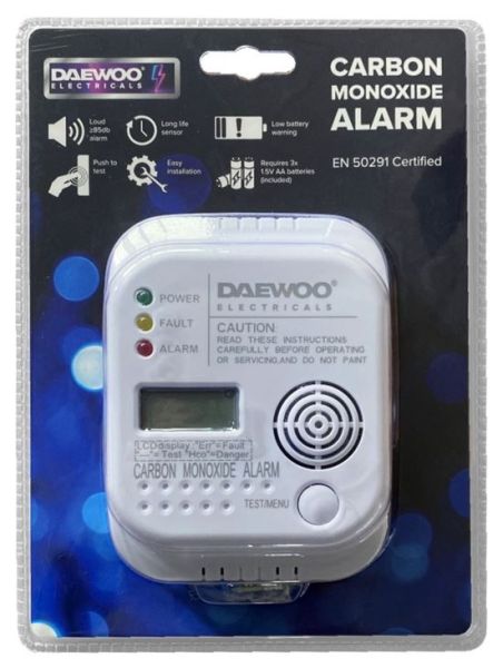 Daewoo Carbon Monoxide Alarm - White