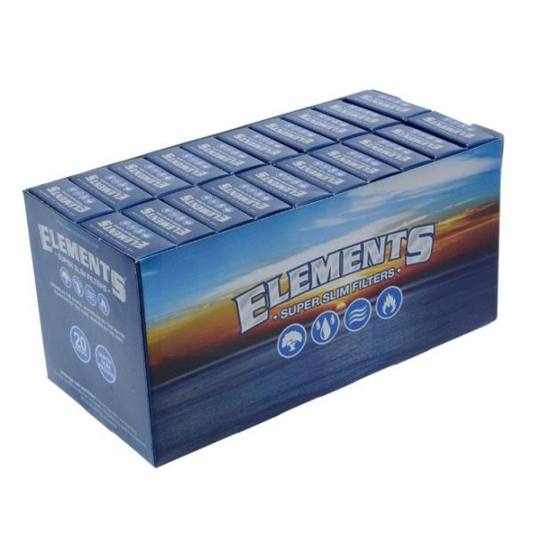 Elements Super Slim Filters - Pack of 20