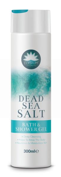Elysium Spa Dead Sea Salt Bath & Shower Gel - 300ml - Exp: 04/25
