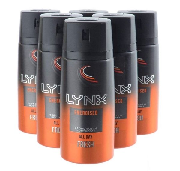 Lynx Deodorant & Body Spray - 48 Hour Fresh - Energised - 150ml