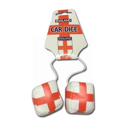 Pair Of England Car Dice