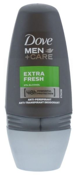 Dove Mens Extra Fresh Roll On 48 Hour Antiperspirant Deodorant - 50Ml