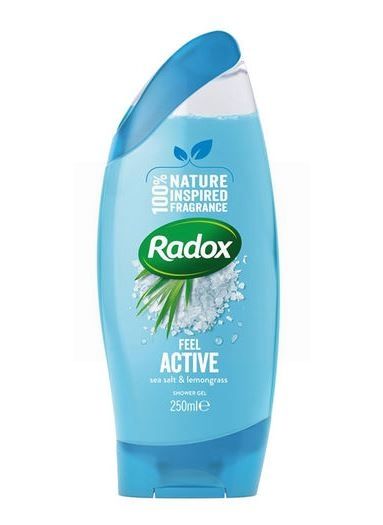 Radox Feel Active Shower Gel with Sea Salt & Lemongrass - 250ml 