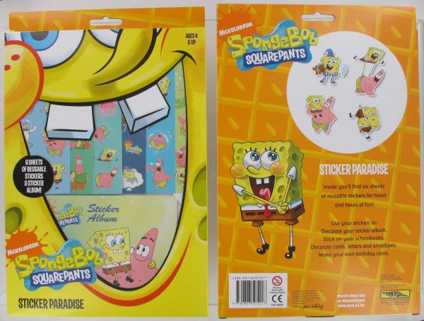 Spongebob Squarepants Sticker Paradise
