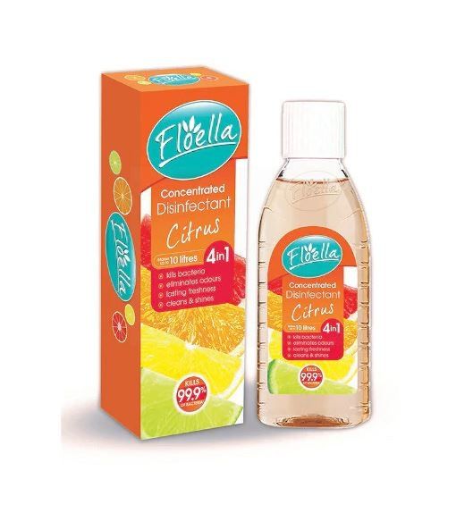 Floella 4-in-1 Concentrated Disinfectant - Citrus - 150ml 