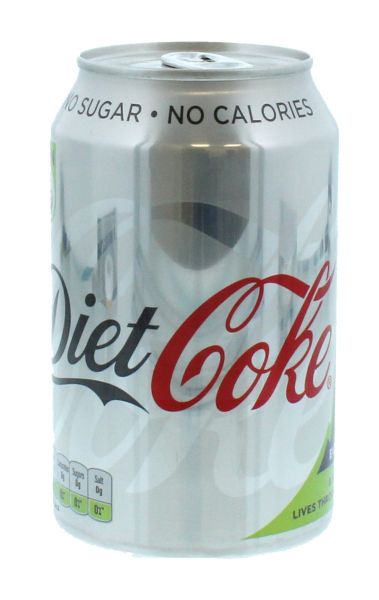 Coca Cola Diet Cans - 24 x 330ml Tray