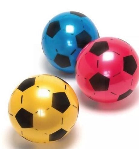 Deflated Football - Soccer Ball - 23cm - Colours May Vary