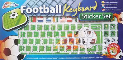 Grafix Football Keyboard Sticker Set