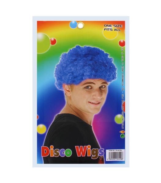 DISCO WIG FOR PARTY BLUE