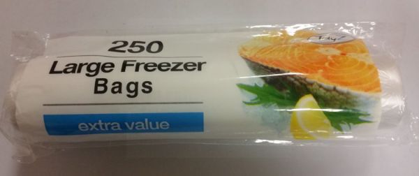 Large Freezer Bags - 28cm x 22cm - Pack Of 250