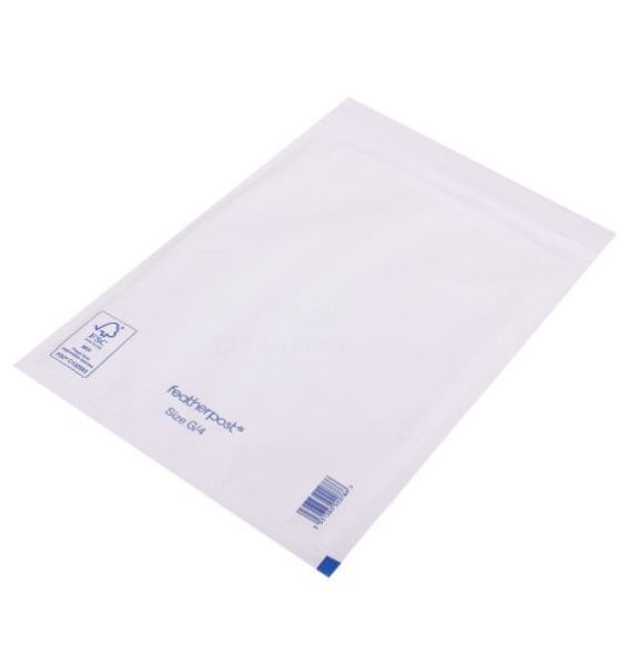 Featherpost White Bubble Padded Envelope - Size (A4) G/4 - 260Mm X 345Mm