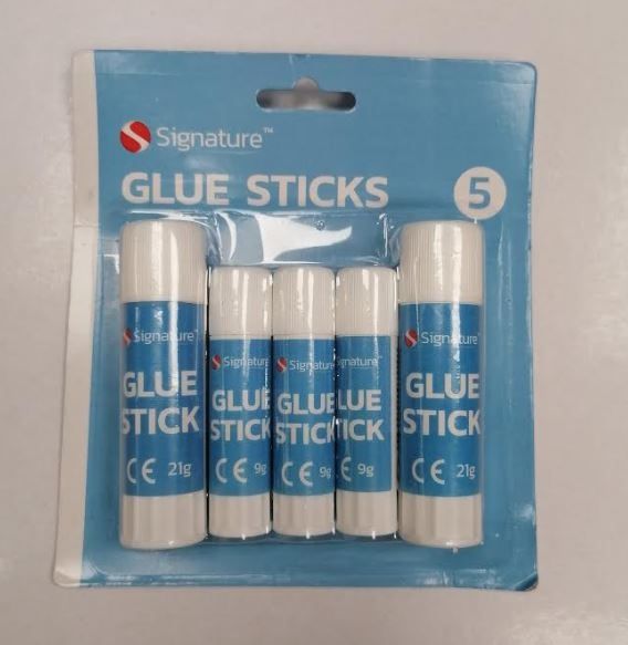 Signature Glue Sticks - Assorted Sticks - Pack of 5