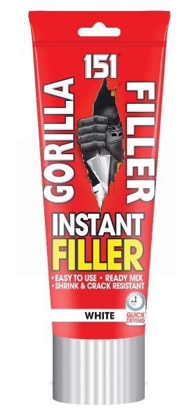 Gorilla Filler - The Original Instant Filler - White - 300g
