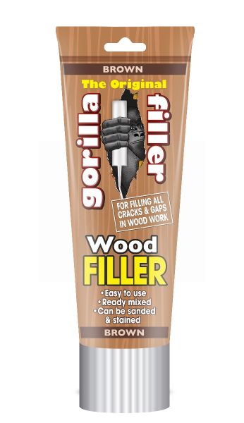 Gorilla Filler - The Original Wood Filler - Brown - 300g