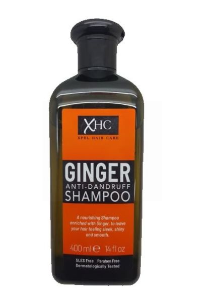 XHC Xpel Hair Care Anti-Dandruff Shampoo - Ginger - SLES & Paraben Free - 400Ml