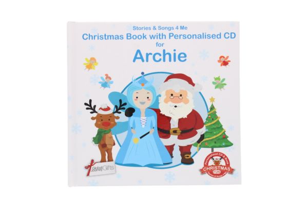 CHRISTMAS BOOK W/ PERSONALISED CD ARCHIE