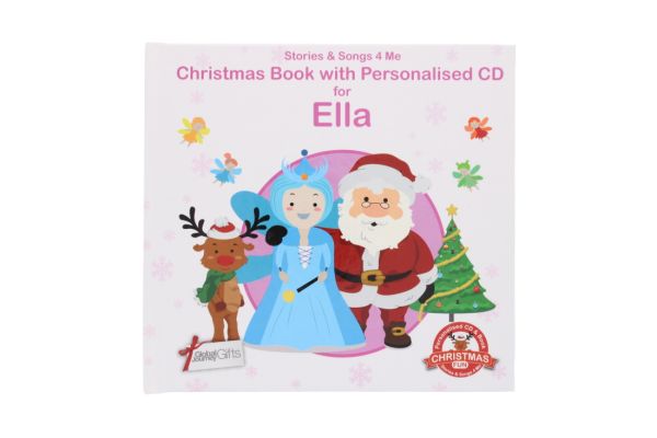 CHRISTMAS BOOK WITH PERSONALISED CD ELLA