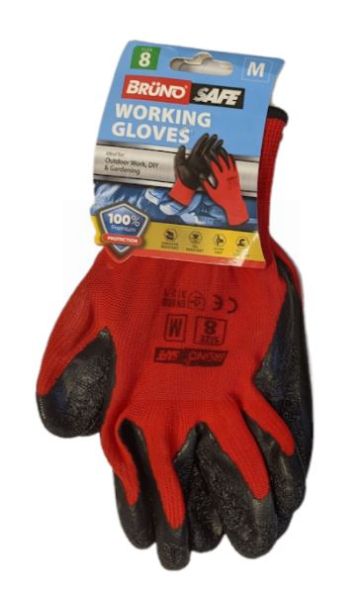 Bruno Safe Working Gloves - Medium - Size 8