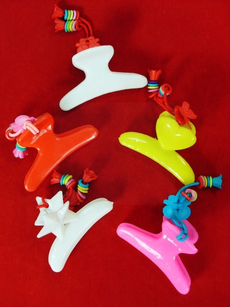 KIDS HAIR CLIPS-ASSORTED COLOURS