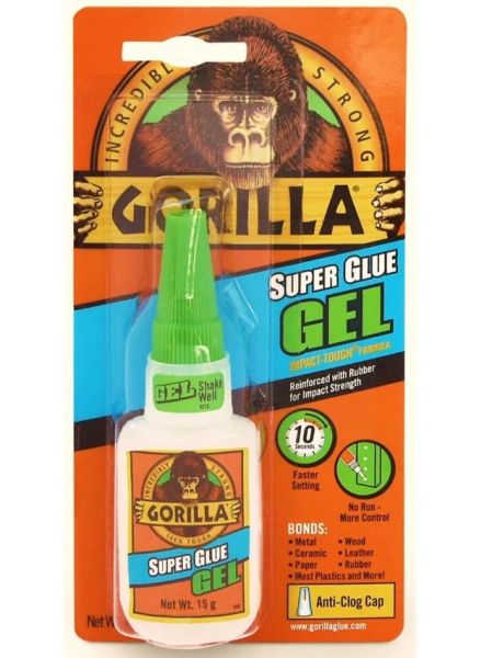 Gorilla All Purpose Super Glue Gel - 15 Grams  