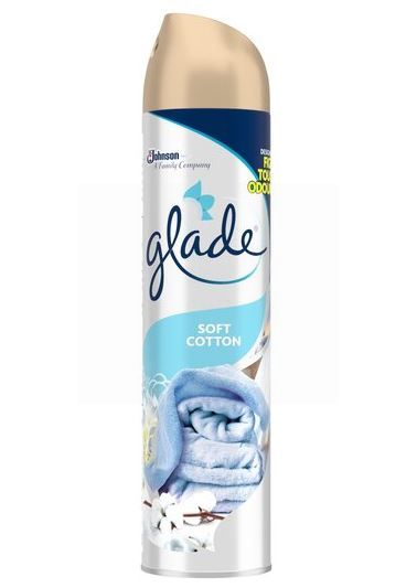 SCJohnson Glade Aerosol - Soft Cotton - 300ml