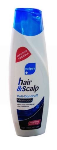 Improved Formula Medipure Hair & Scalp Anti Dandruff Shampoo - 400Ml