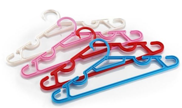 Swan Baby Cloth Hanger - Assorted Colours - Pack of 6