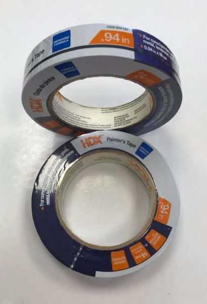 HDX Painter/Masking Tape - Blue - 0.94inch X 60yds