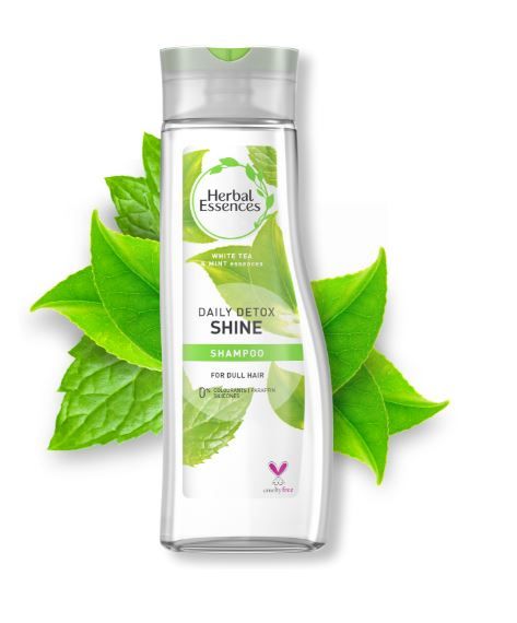 Herbal Essences Shampoo for Dull Hair - Daily Detox Shine - 400ml